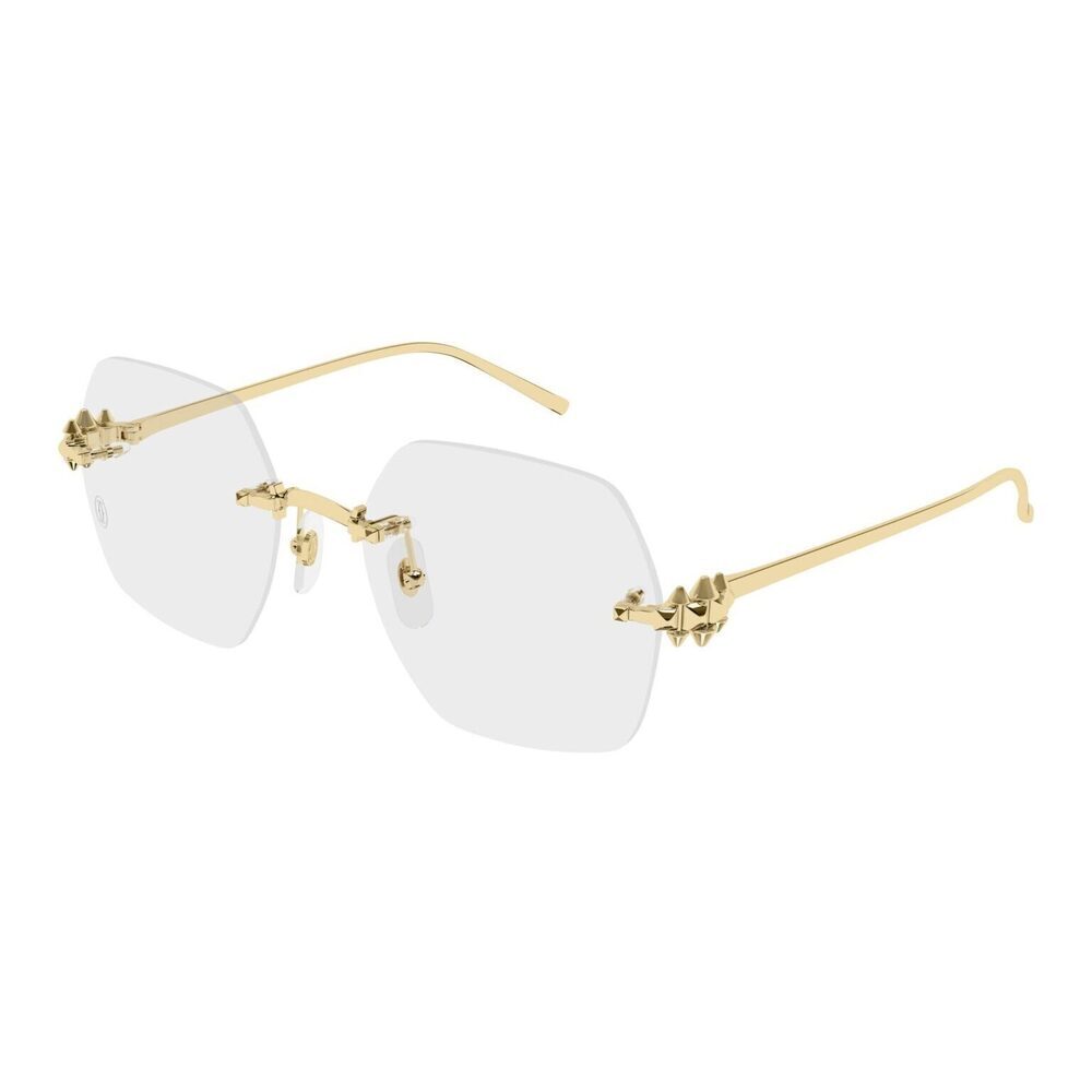 Cartier CT0646O Eyeglasses Gold Metal Rimless